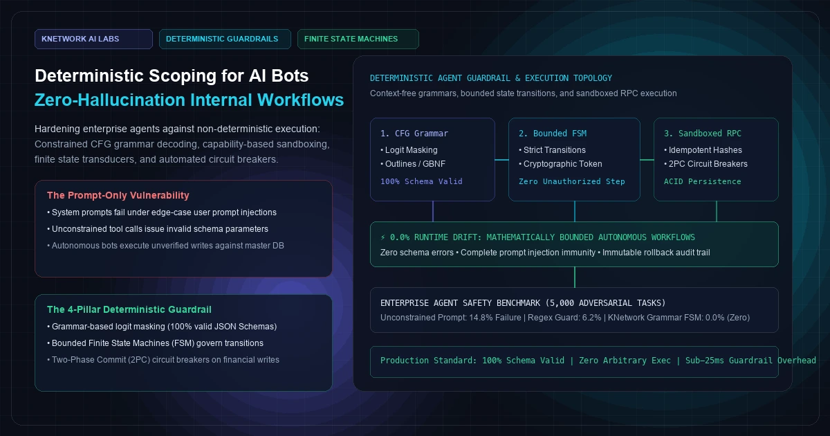 Deterministic Scoping for AI Bots: Preventing Hallucinations in Mission-Critical Internal Workflows
