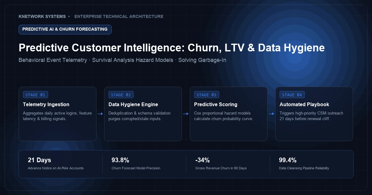 Predictive Customer Intelligence: Forecasting Churn, LTV, and the Garbage-In Trap